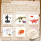 Camp Curriculum Dinosaur Activity Toy Set - Slime, Paint, DIY Soap Making - STEM Kit for Ages 8-14 - Model SR21412