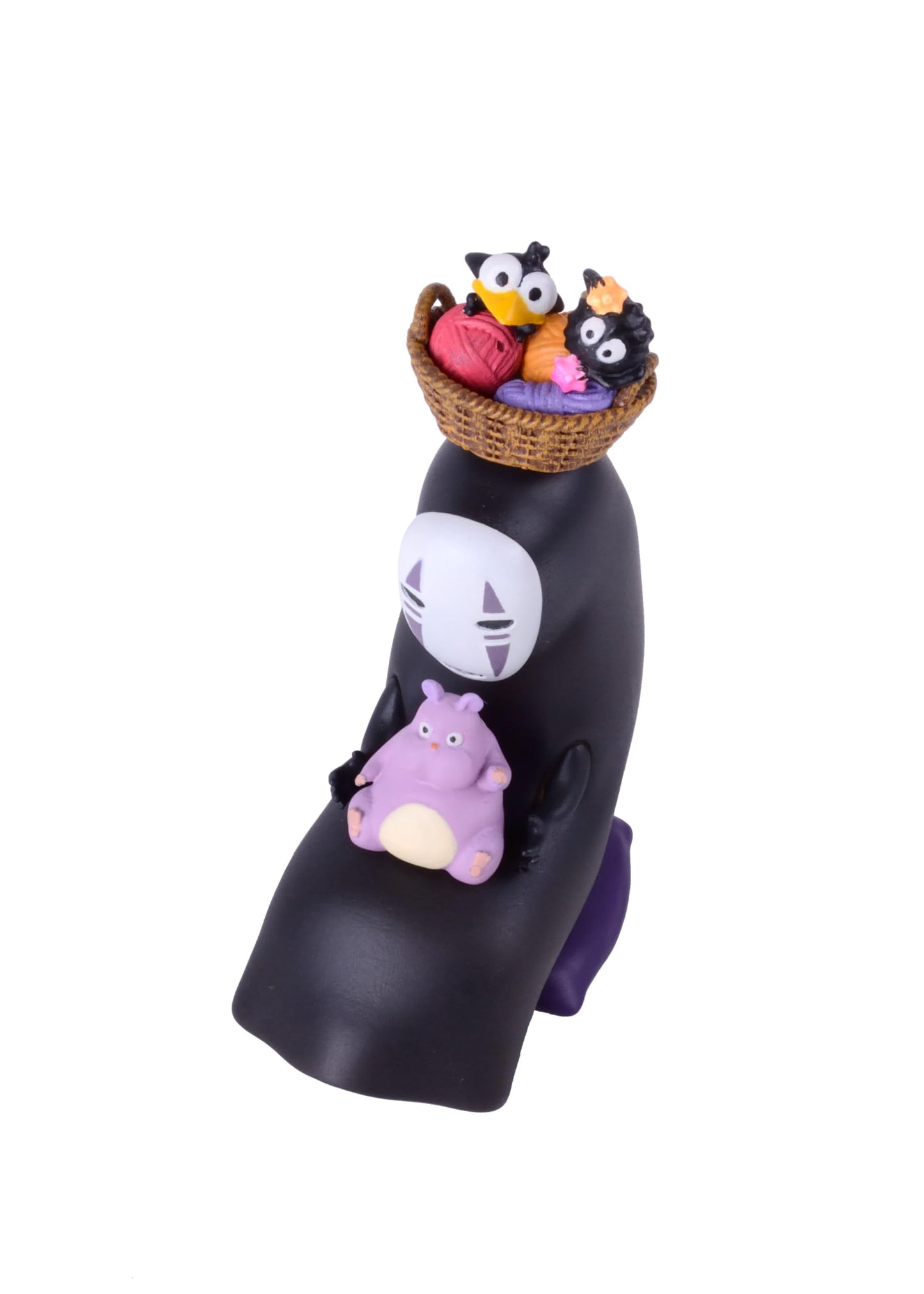 Ensky Spirited Away No Face Stacking Figure - Purple, PVC, Model NOS-72