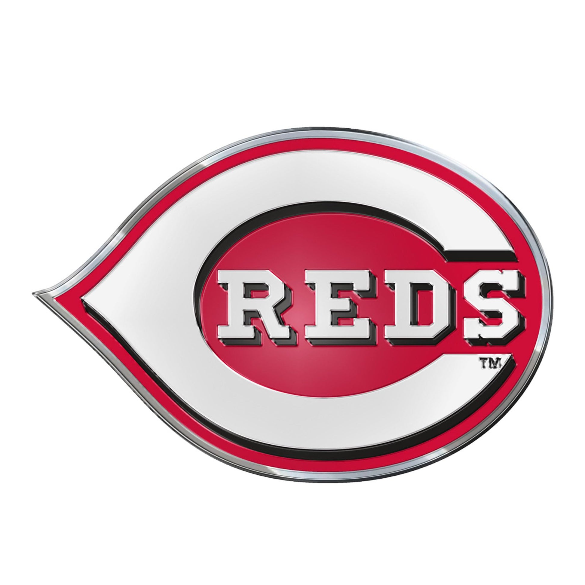 FANMATS 60401 - MLB - Cincinnati Reds Embossed Color Emblem | C Reds Primary Logo