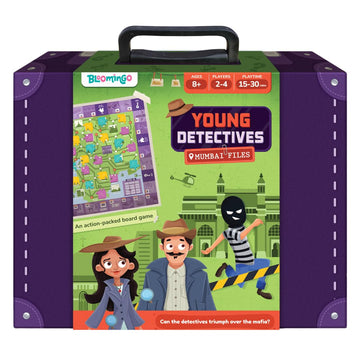Bloomingo Pretend Play Kit Young Detective Mumbai Files: Become A Detective & Solve Thrilling Mysteries In Mumbai;Adventurous De
