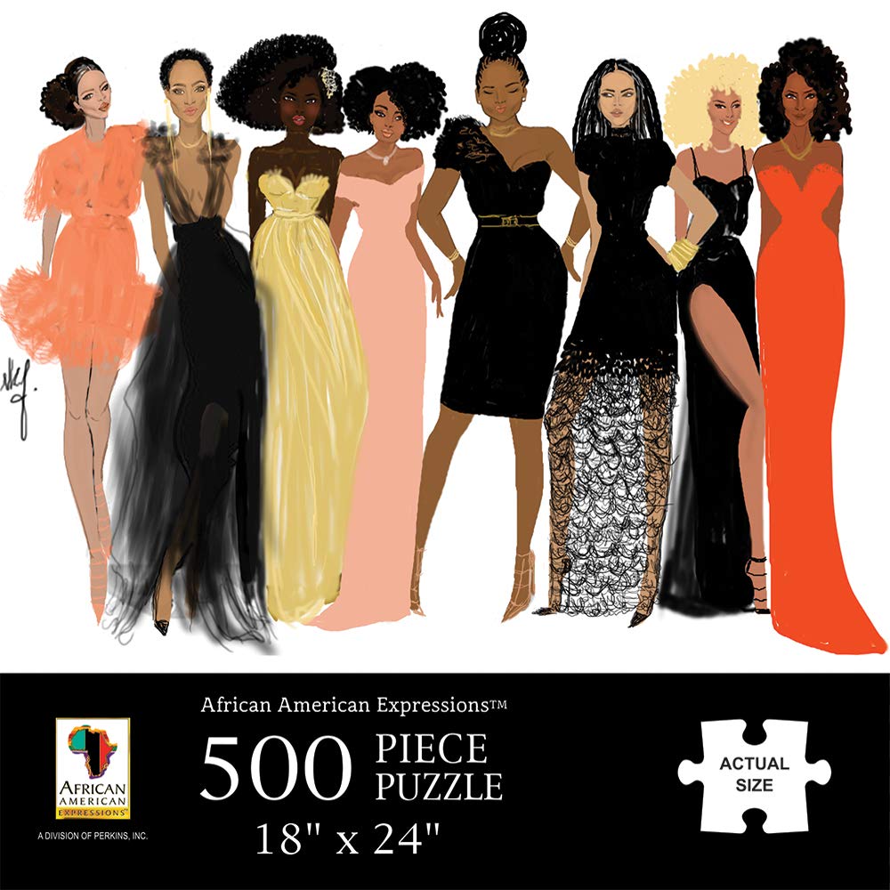 African American Expressions - Sister Friends Puzzle - 500-Piece Inspirational African American Jigsaw Puzzle For Adults | Celebrating Black Culture And Sisterhood