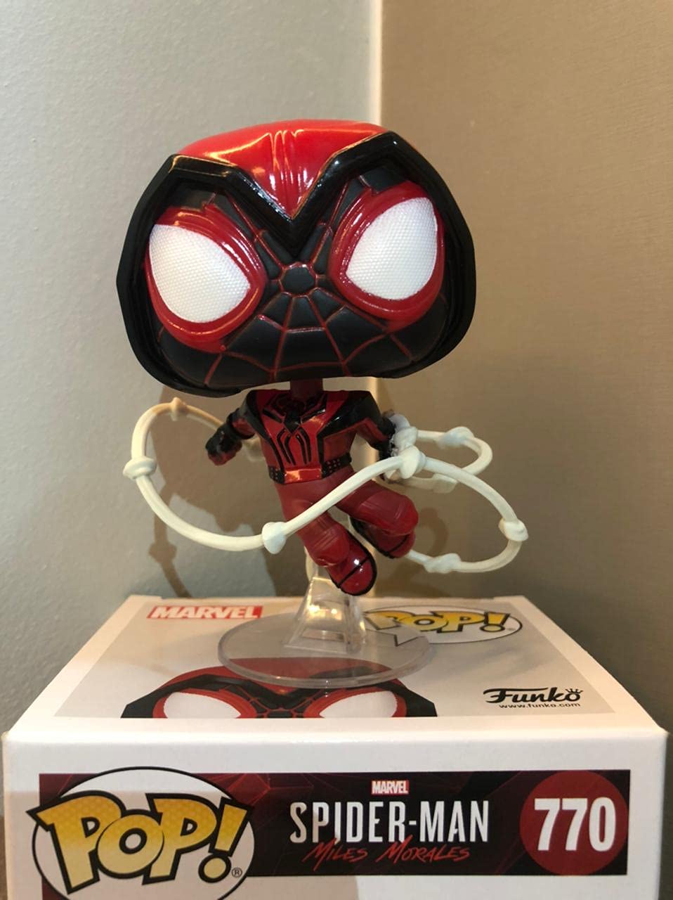 Funko Pop! Games: Marvel’S Spider-Man: Miles Morales - Miles Red Suit