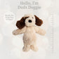 Worlds Softest Stuffed Animals, 7, Dog, Plush
