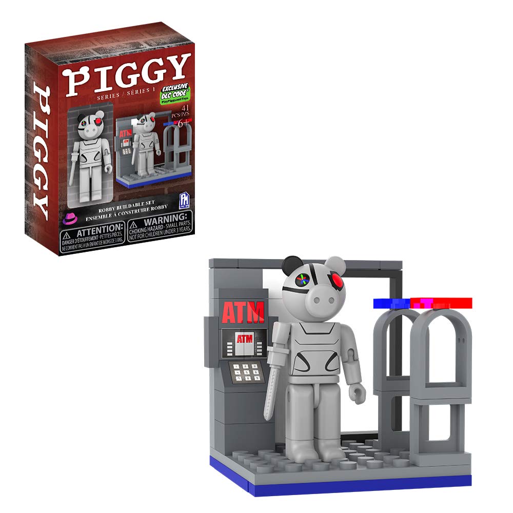 PIGGY - Robby Figure Buildable Set - Robby Building Brick Set Series 1 - Includes DLC