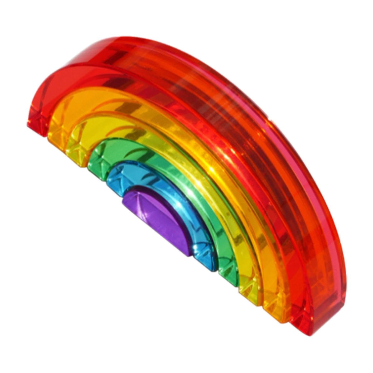 Acrylic Rainbow Stacking Toy Sensory Toy Sensory Learning Toy Ing Puzzle|Developmental Baby Toys|Baby