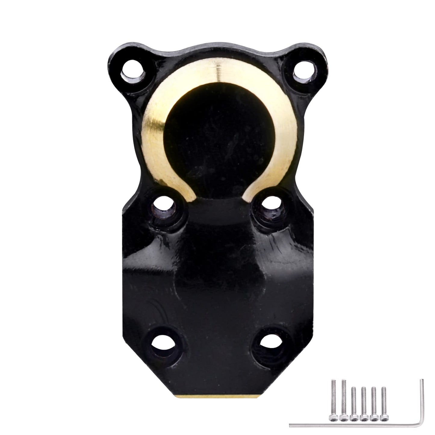 Hobbypark Frame Brass Side Bars, Brass Diff Covers Weight For Axial Scx24 Upgrades 1/24 Rc Crawler Car Scx24 Deadbolt Chevrolet