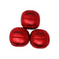 Zeekio Juggling Balls enhanced Galaxy - [Pack of 3]  Genuine Leather  Millet Filled  12-Panel Leather Balls  130g Each  62mm  Metallic Red