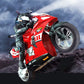 ZAVEIOP Remote Control Motorcycle, High Speed Self Balancing Single Wheel Stunt RC Motorcycle, 1/6 Scale 360 Rotating LED Flashl