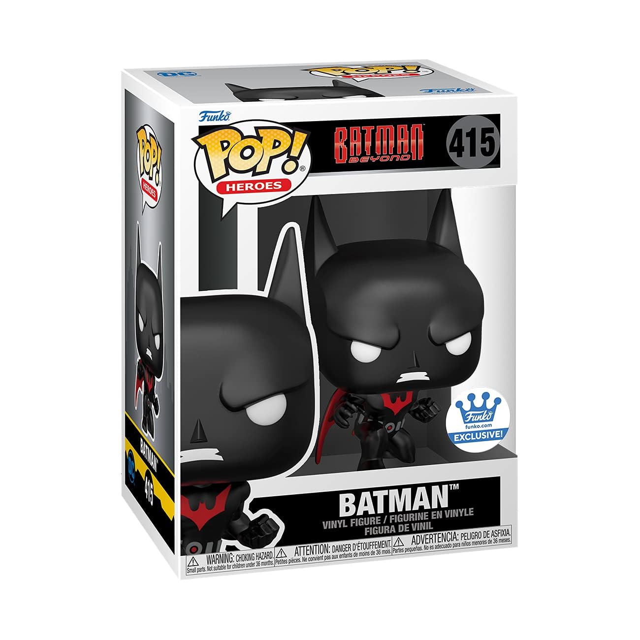 Funko Pop! Heroes #415 - Batman Crouching Batman Beyond Exclusive