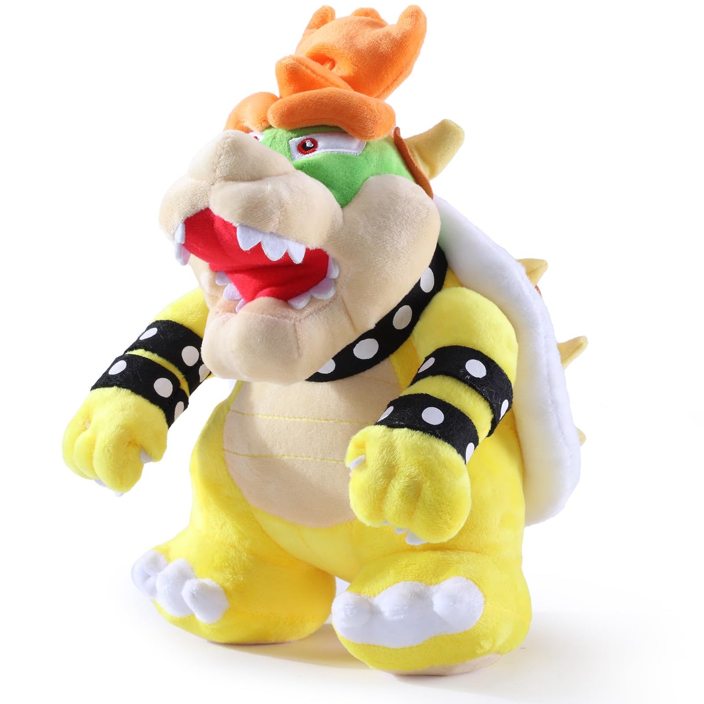 Equasis Bowser Plush,Bowser Stuffed Animal Mario All Star Collection 10 Inch Yellow– Sweet Gift For Mario Fans And Kids