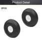 Fielect 2.75 Inch Rc Model Airplane Super Light Pu Sponge Tire Tail Wheel Tire And Wheel Sets For Rc Car Airplane With Plastic H