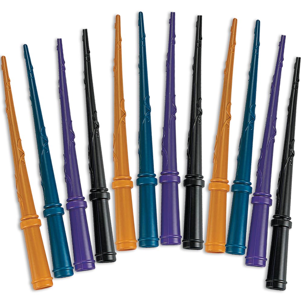 Fun Express Wizard Wands (Set of 12)-Spellbound Magical Wands