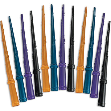 Fun Express Wizard Wands (Set of 12)-Spellbound Magical Wands