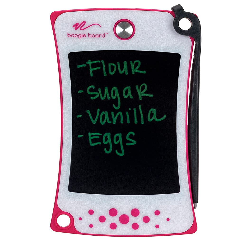 Boogie Board Jot Pocket Writing Tablet - Includes Small 4.5 inch LCD Writing Tablet, Instant Erase, Stylus Pen and Built-in Kick