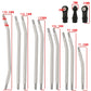 RZXYLRC 313mm Wheelbase 10Pcs Stainless Steel Link Rod Linkage for 1/10 RC Axial SCX10 II AX90046 AX90047 Rock Crawlers Metal Up