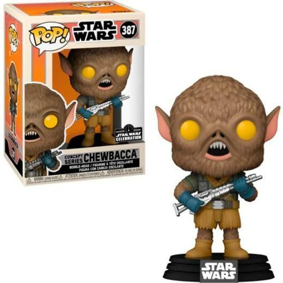 Funko Pop! #387 Star Wars Chewbacca Concept Series Galactic Convention limited availability Edition 49372