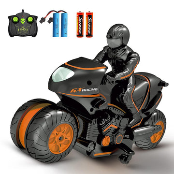 Sinovan RC Motorcycle Remote Control Motorcycles,High Speed Rc Car Remote Control Car,2.4Ghz 360 Rotating Drift Stunt Car Motorb