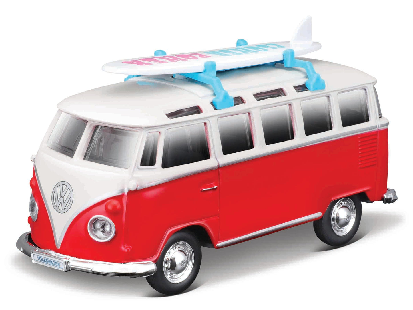 Maisto Volkswagen Van Samba Diecast Model, Assorted Colors, Metal, Model 21237