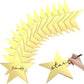 Outus 11 Inch Large Gold Star Cutouts Double Printed Paper Stars Decoration Red Carpet Party Supplies for Wedding Party Movie Ni