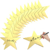 Outus 96 Pieces 11 Inch Large Gold Stars Cutouts Gold Stars Decoration Double Printed Paper Stars for Wedding Bulletin Board Dec