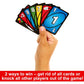 Xtacy Uno Mattel Games Uno Show Em No Mercy Card Game For Kids, Adults & Family Night With Extra Cards, Special Rules & Tougher