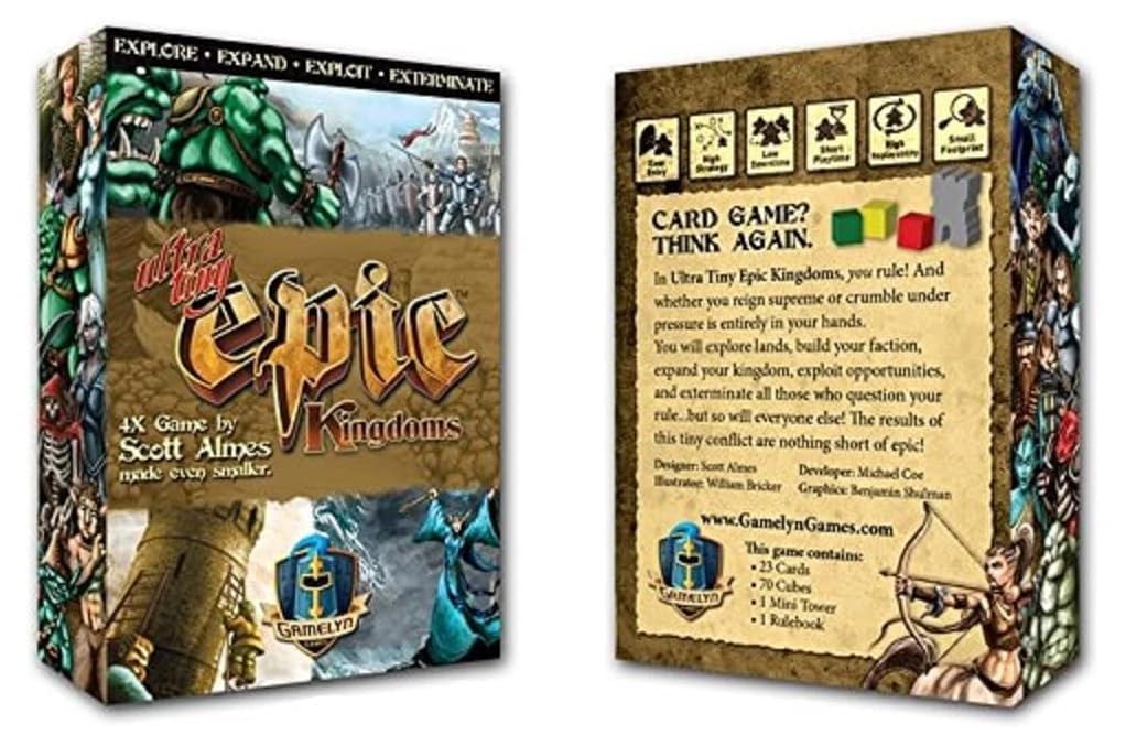 Gamelyn Games Ultra-Tiny Epic Kingdoms Pocket Board Game