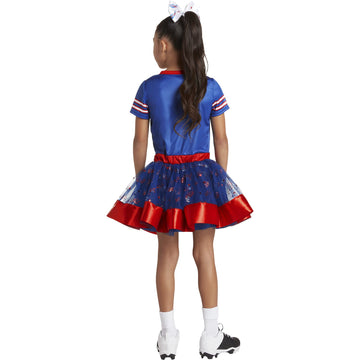 Modern Hero Buffalo Bills Girl'S Nfl Mvp Tailgate Tutu Dress Costume, Size Large