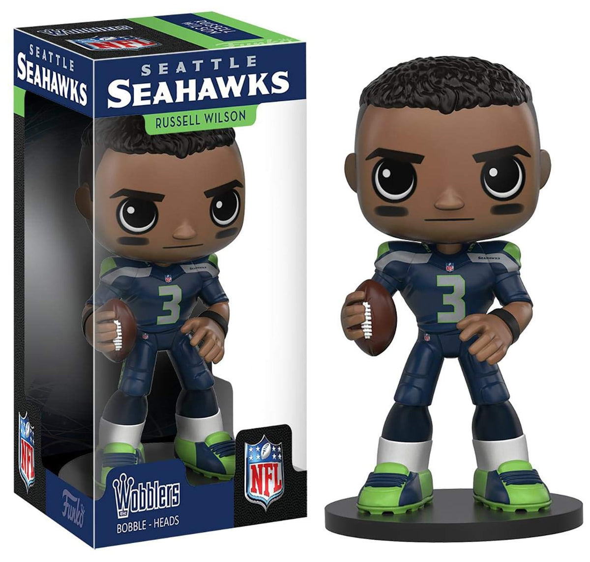 Funko Wobbler: NFL - Russell Wilson Action Figure