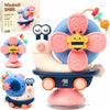 Storio 5-In-1 Suction Spinster Windmill Toy - Blue | Interactive Baby Toy For Bath & Play | Sensory Suction Cups Toy For Toddler