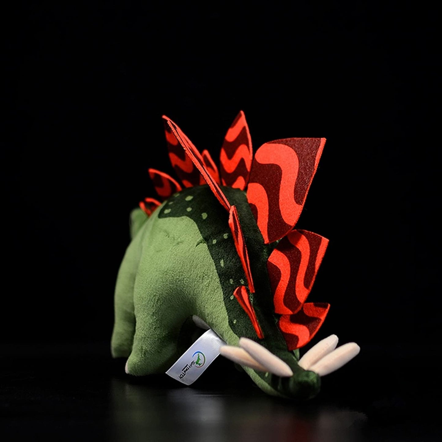 Zhongxin Made Simulation Stegosaurus Dinosaur Stuffed Plush Toy - 16Inch Green Dinosaur Tyrannosaurus Plushie, Figurines Stuffed Toys Soft, Gifts Collectible For Kids