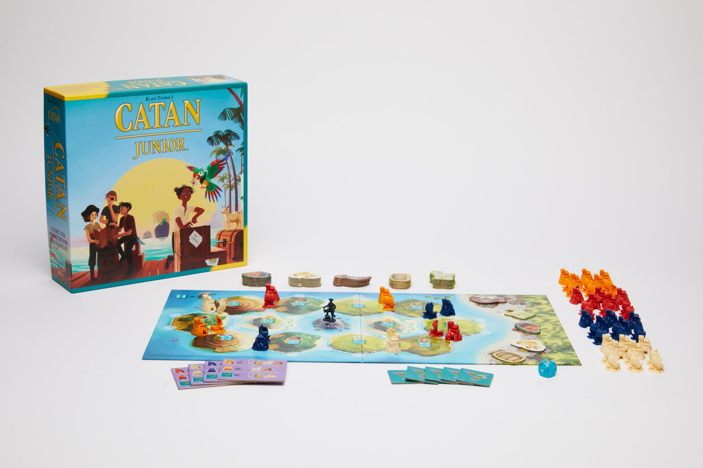CATAN Junior Board Game - Strategy Game for Kids & Adults, Ages 6+, 2-4 Players, Stand Alone, Multi-Color, Model CN3025