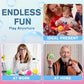 Diydec 16Pcs Stress Balls Toys 2.36 Inches Slow Rising Squishy Sensory Balls For Adults Stress Relief Squeeze Stretch Fidget Bal