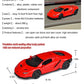 Tianmei 1:32 Supercar Kids Toys Die-Cast Alloy Metal Car Model Collection Children Play Vehicle (Lbjn - Red)