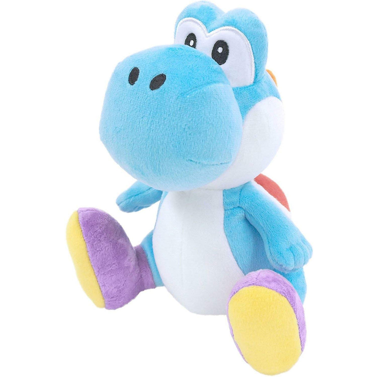 Little Buddy 1219 Super Mario All Star Collection Light Blue Yoshi Plush, 7, 6