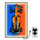 Car Wall Mounted For Lego Mclaren F1 42141, Display Wallboard With Led Lights For Lego Car, Adult Collectibles Car Wall Mount, G