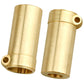 Heavy Duty Brass Rear Straight Axle Rear Lock-Out Adapter for 1:10 Axial SCX10 II 90046 RC Crawler Car Upgrades