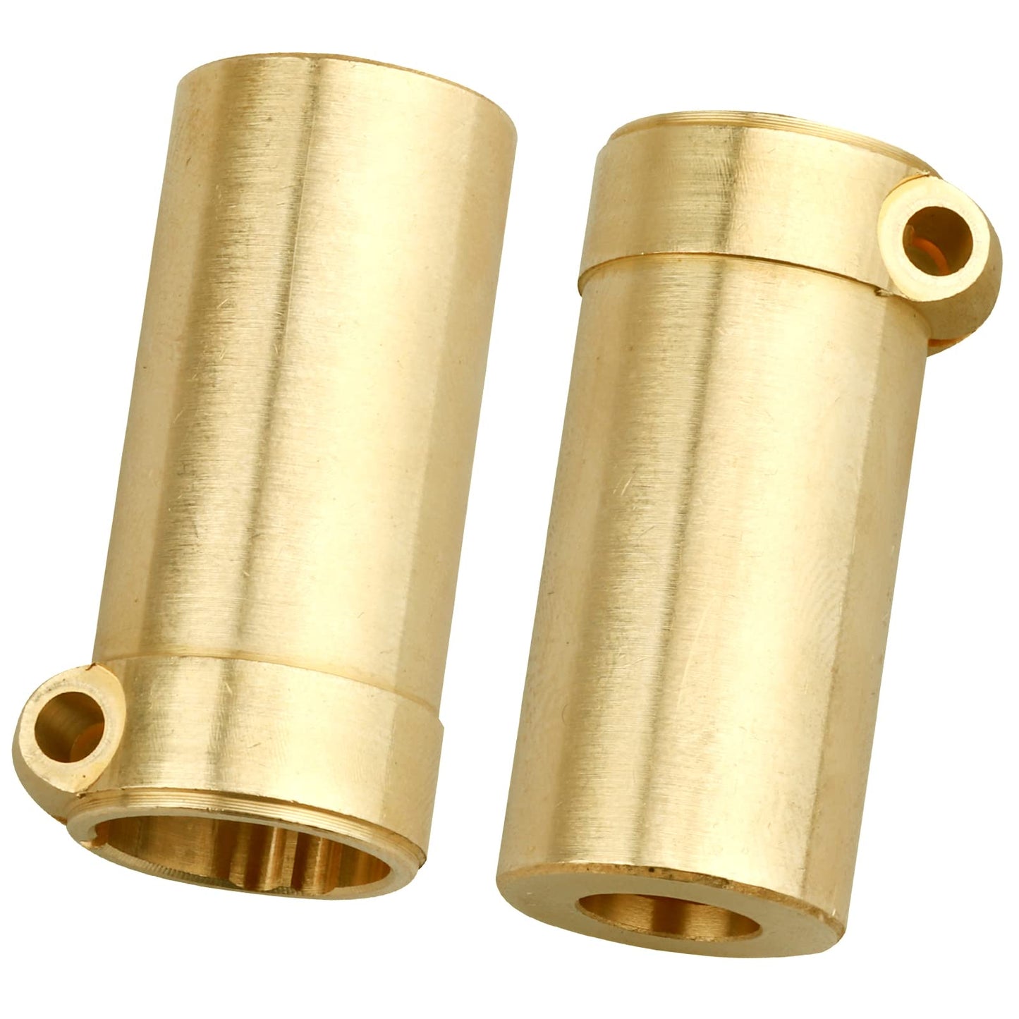 Heavy Duty Brass Rear Straight Axle Rear Lock-Out Adapter for 1:10 Axial SCX10 II 90046 RC Crawler Car Upgrades