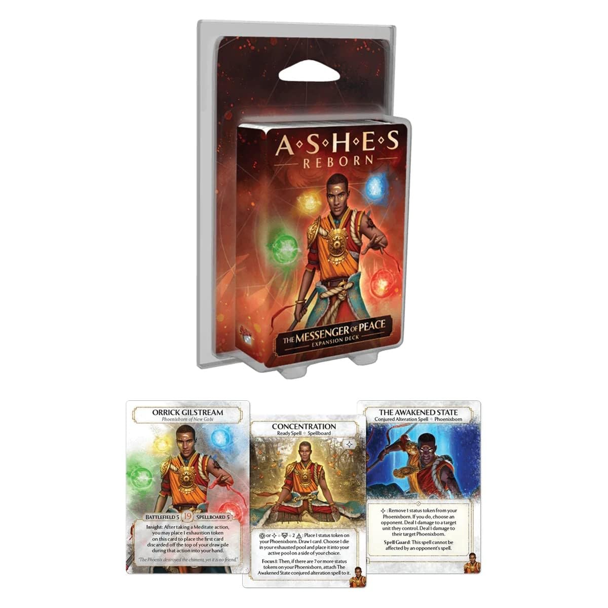 Plaid Hat Games Ashes Reborn The Messenger Of Peace Expansion Deck, Strategy Card Game, For 1 To 2 Players And Ages 14+