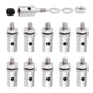 Hobbypark 25pcs Adjustable Pushrod Connector Linkage Stoppers D1.3mm RC Airplane Plane Parts