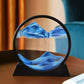 Arthink Moving Sand Art Picture in Motion Round Glass 3D Deep Sea Landscape, Dynamic Sand Art Sandscapes, Sensory Relaxing Deskt