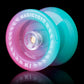 Magicyoyo Responsive Yoyo K1-Plus For Kids Beginners, Dual Purpose Yoyo With Unresponsive Bearing Kit + Yoyo Storage Bag + 12 Yoyo Strings And Yo-Yo Glove Gift (Green Pink)