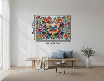 Tomzio 1000 Pieces Jigsaw Puzzles for mature-themeds  Floral & Bird Series - Exquisite Nature Art & Seamless Fit  Calming Brain Teaser  Large 28 x 20  Great Gift for Garden Lovers(Wings of Spring)