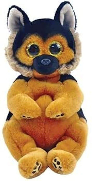 Ty - Beanie Babies - Ace The Dog Soft Toy 15 Cm, Black/Brown, Ty40544