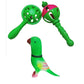 ZOKCY Combo (2 jhunjuna + 1 Green chu chu Sound Parrot (tota)) for Kids/jhunjuna for New Born Baby/Newborn Baby Boys and Girls/G