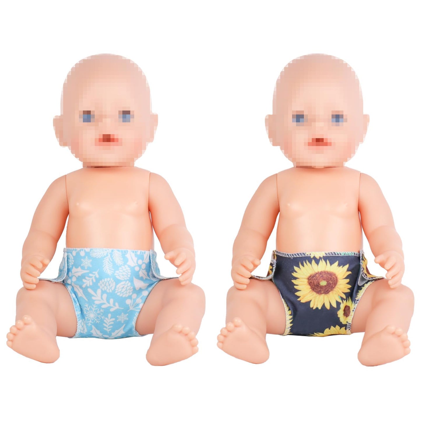 SOTOGO 10 Pieces Doll Diapers Dolls Underwear and Underpants Doll Accessories for 14-18 Inch Baby Dolls