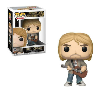 Funko Pop! Kurt Cobain Nirvana Vinyl Figure - MTV’s Unplugged 1993 Limited Edition - FYE Exclusive - Brown - Model FU26090