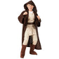 shyhand 5PCS Kids Costume Tunic Uniform Hooded Robe Pants with Belt Lightsaber Halloween Cosplay Outfit for Boys Girls