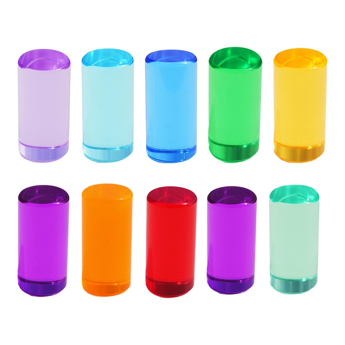 Club BollywoodRainbow Building Blocks Set Birthday Gift Rainbow Acrylic Gemstone Cylinders 5Cm|Toys & Hobbies|Educational|Other 