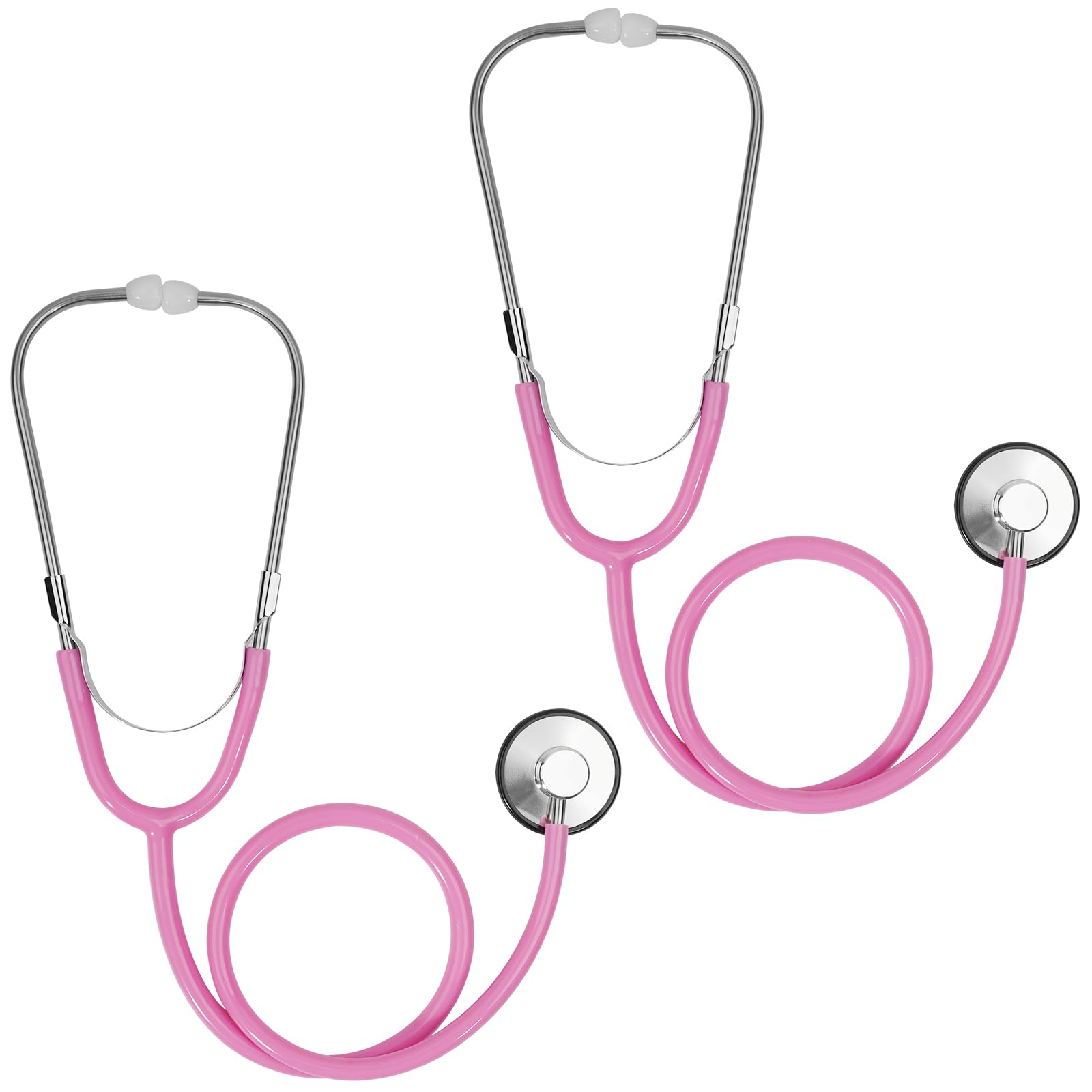 ERDOGLY Kids Stethoscope, 2 Pack Real Working Nursing Stethoscope for Kids, Toy Medical Kit for Toddler, Doctor Play Set for Rol