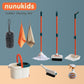 Nunukids Toddler Cleaning Set - Realistic Cleaning Set For Toddlers 1-3 - Engaging Kids Broom And Dustpan Set - Safe Toddler Bro